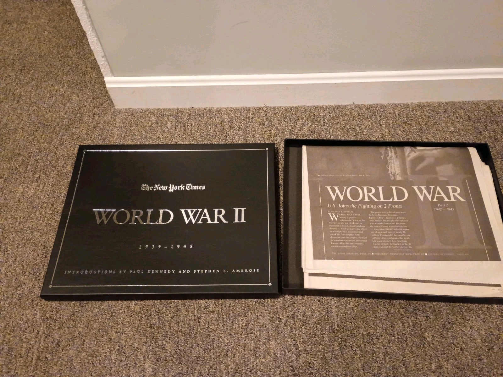 The New York Times World War II 1939-1945 Archive Newspapers Collectible Box Set