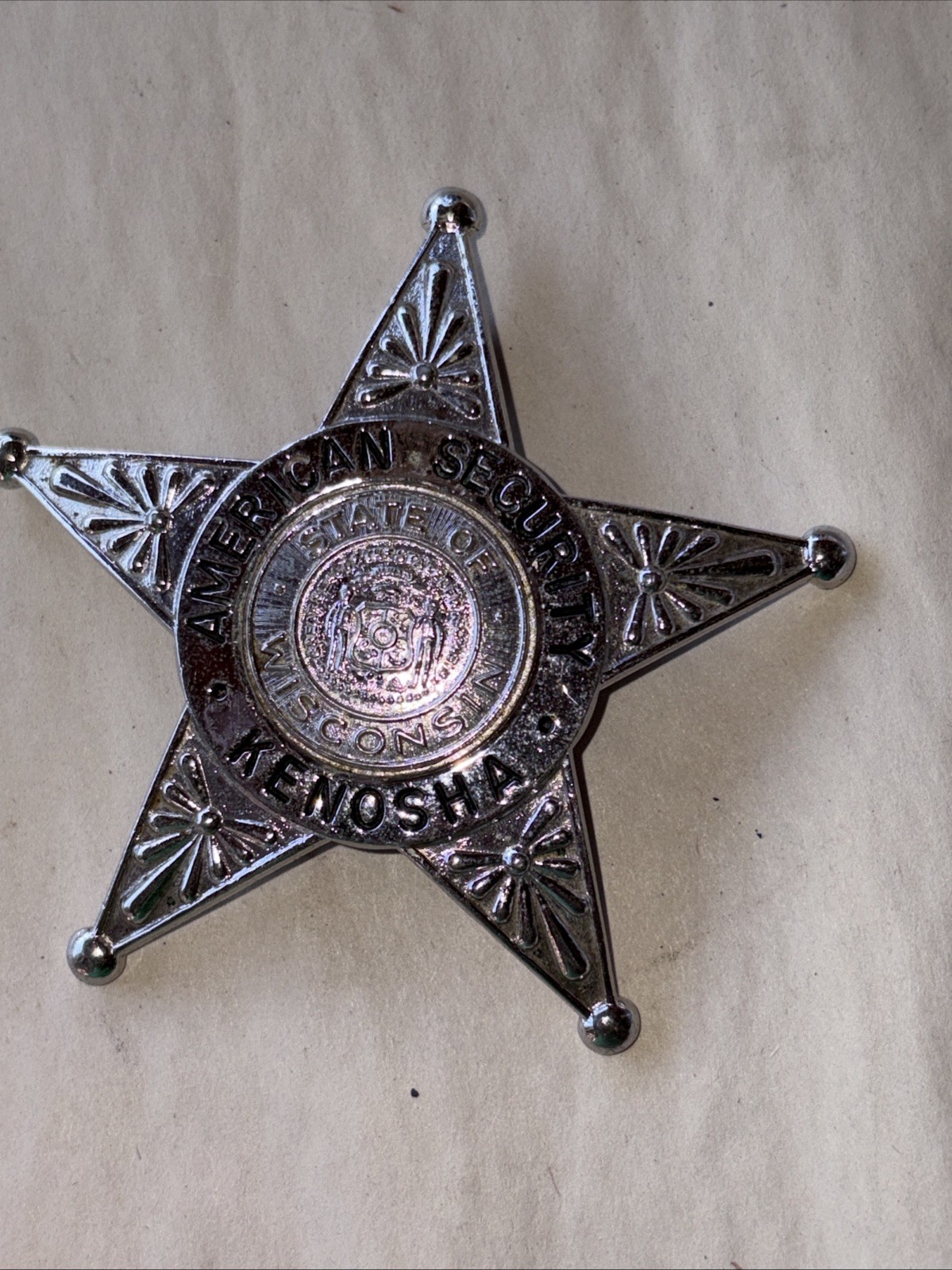 Vintage Kenosha Wisconsin Employee Badge Vintage Kenosha Wisconsin Employee Badge