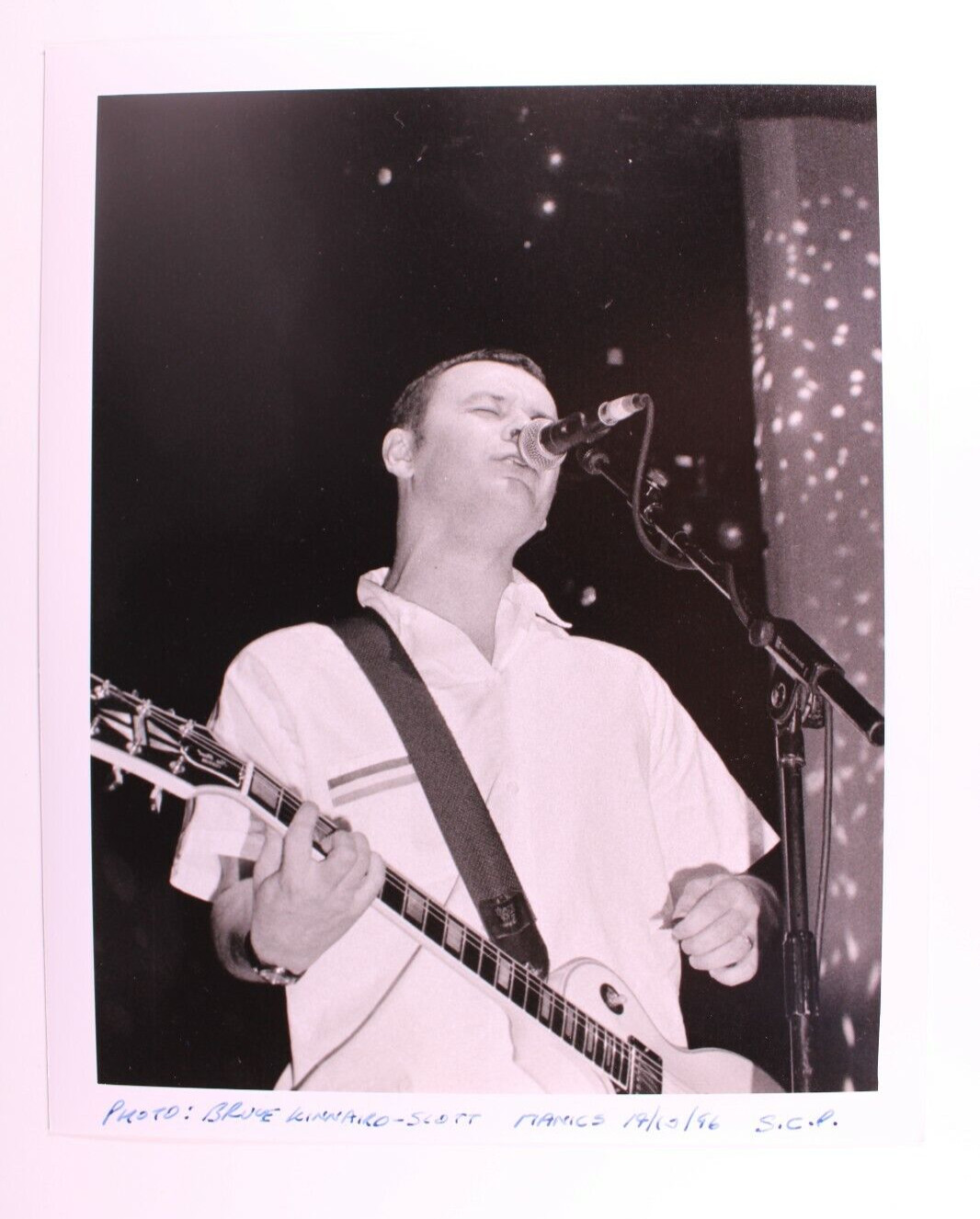 Manic Street Preachers Photo Manics Original James Dean Bradfield Brixton 1996