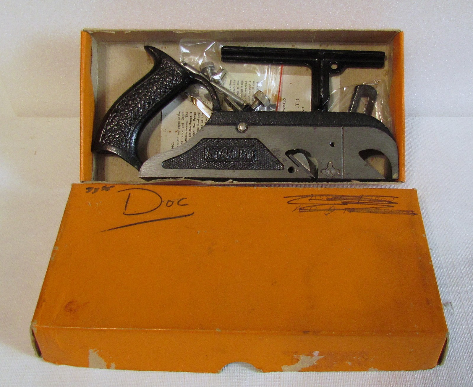 Vintage Stanley # 78 Rabbet  Plane England  Complete  in Box