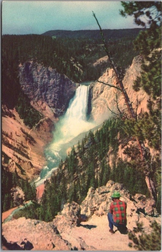 c1940s MILWAUKEE ROAD RAILROAD Adv. Postcard \