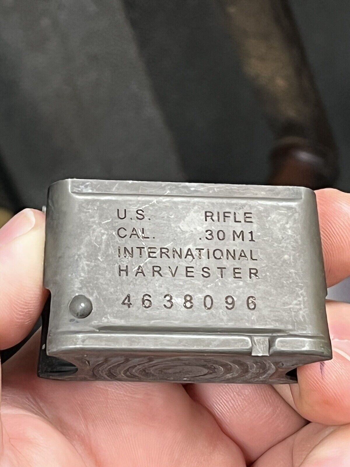 Custom Engraved M1 Garand En Bloc Clip, Have Your Rifles Markings Put On A Clip