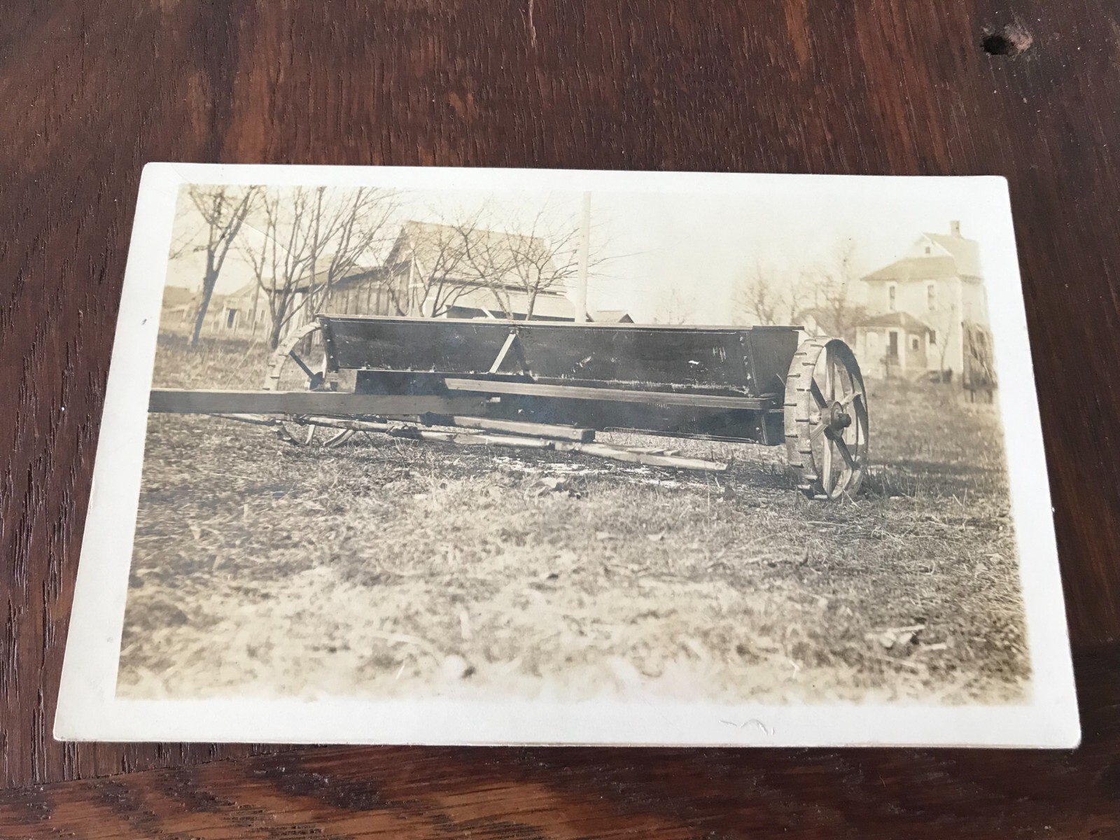Farming Equipment Real Photo Postcard RPPC
