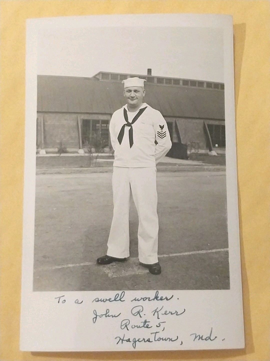 Vintage World War II Navy Post Card