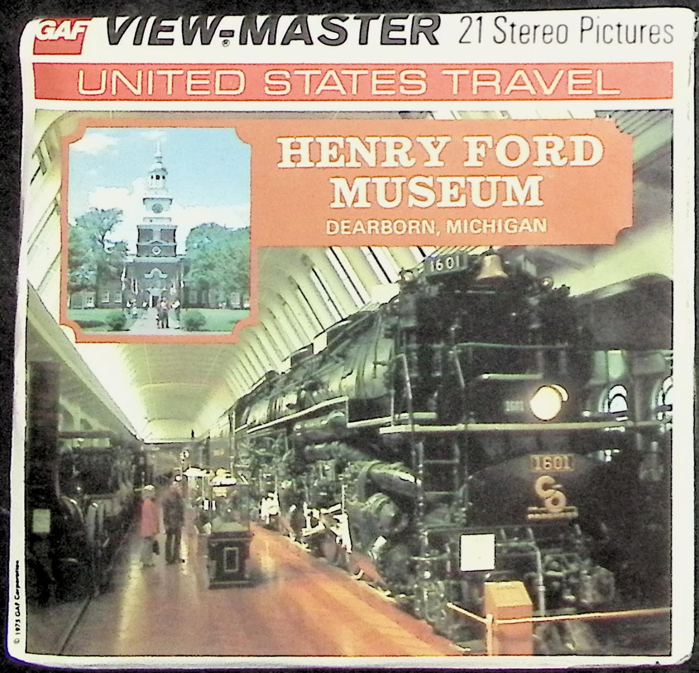 Henry Ford Museum Dearborn Michigan 3d View-Master 3 Reel Packet NEW SEALED