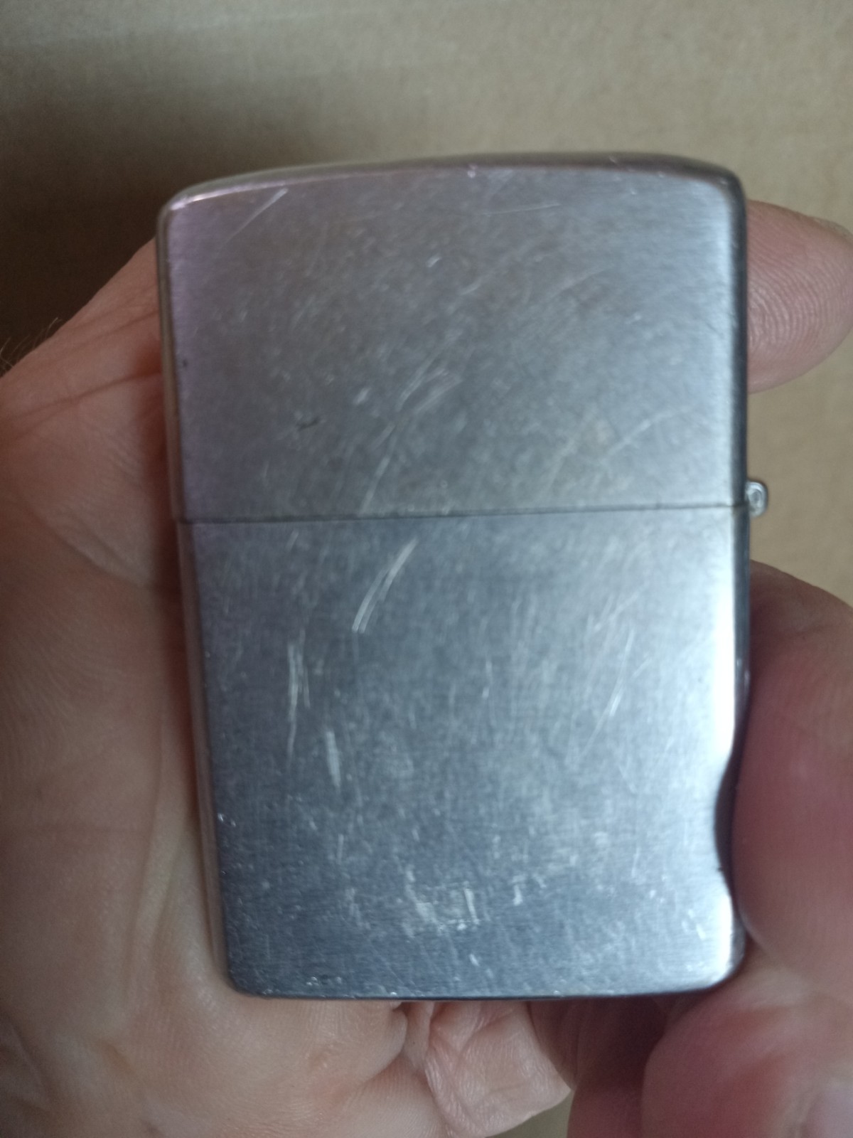 Vintage 1979 Zippo Regular Brushed Chrome Lighter