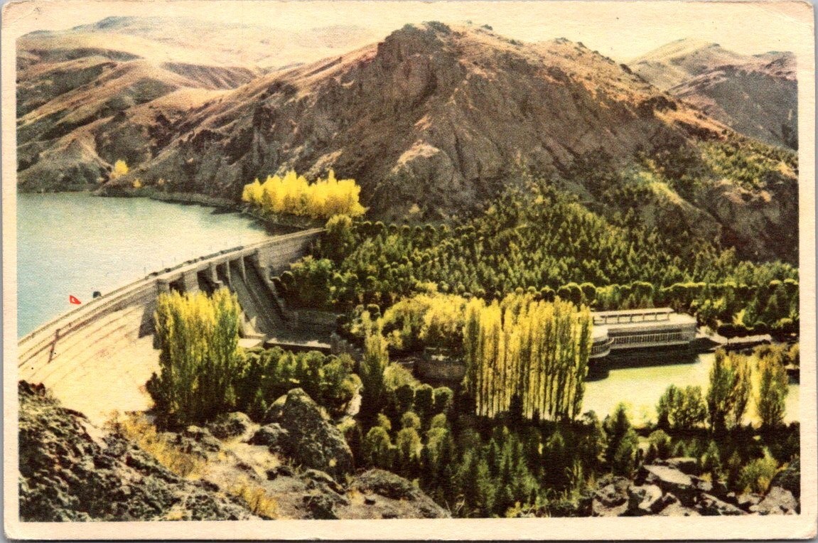 CUBUK DAM Tehubuk Dam ANKARA Turkey 4x6 Postcard