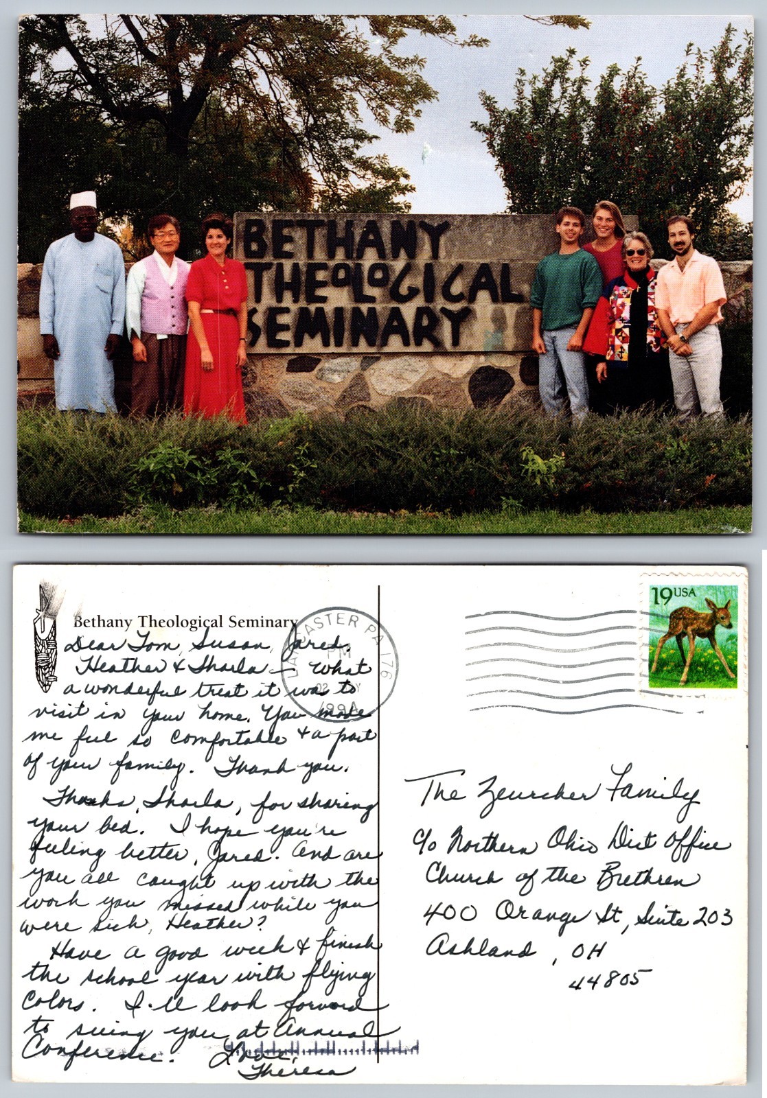 Continental Bethany Theological Seminary Postcard