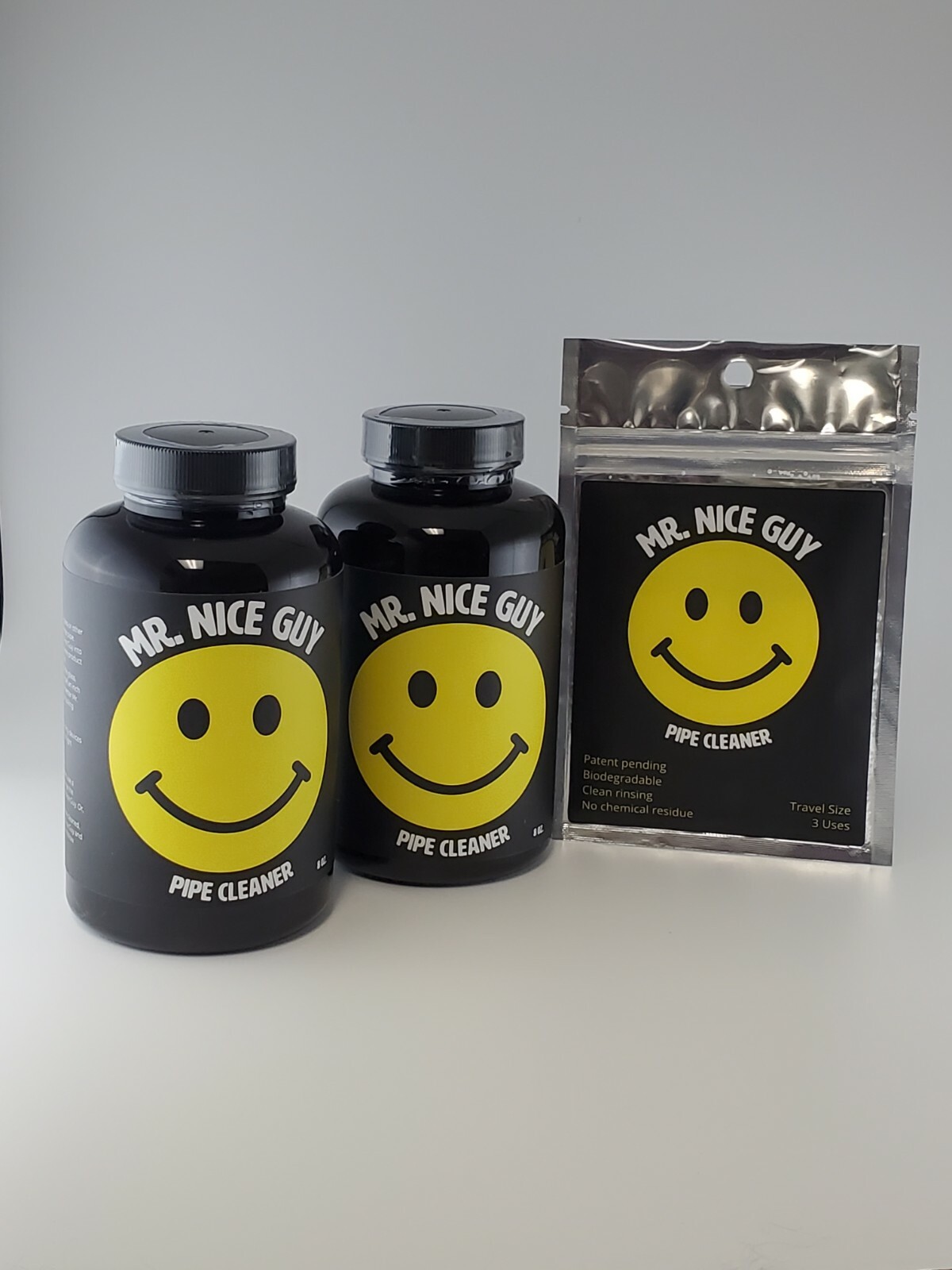 Mr Nice Guy World's Best Water Pipe Bong Bowl Resin Cleaner 2 Pk. W/ Travel Size