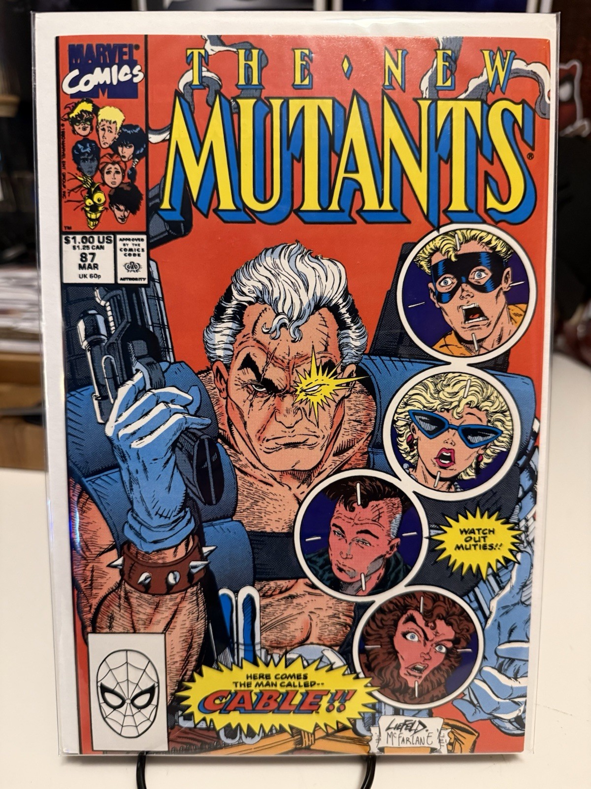 The New Mutants #87 NM+ FIRST PRINT (Marvel Comics March 1990) The New Mutants #87 NM+ FIRST PRINT (Marvel Comics March 1990)
