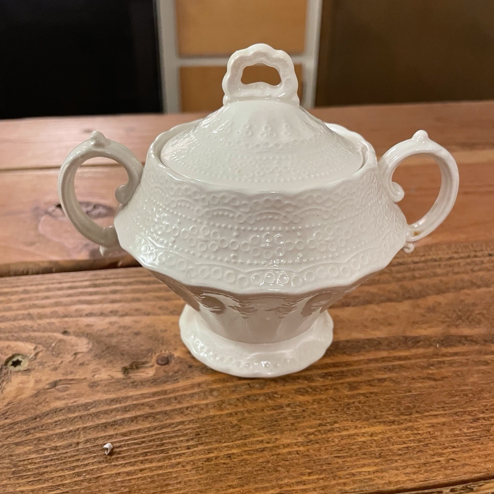 Vintage Copeland Spode Jewel Sugar Bowl with Lid 
