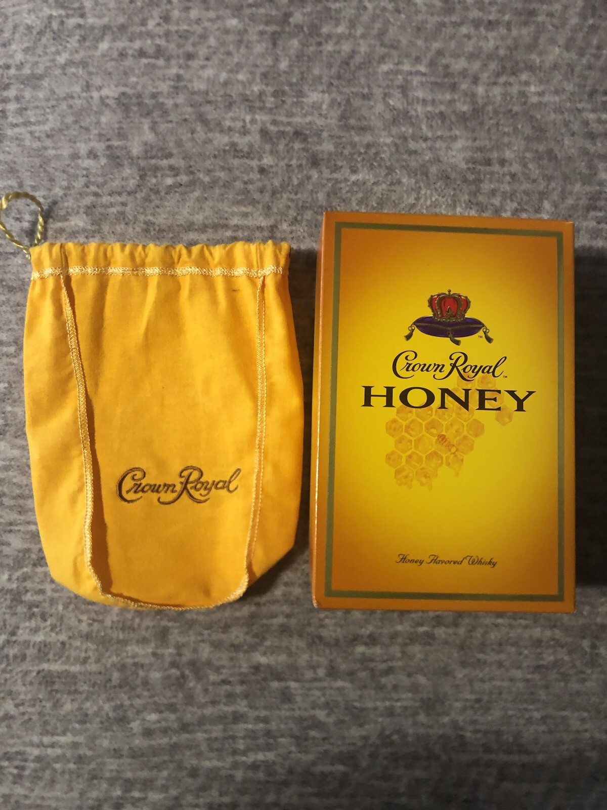 Rare Crown Royal Limited Edition Honey Box & Bag 750ml No Bottle Rare Crown Royal Limited Edition Honey Box & Bag 750ml No Bottle
