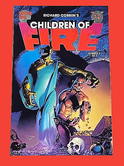 Children of Fire #2 1988 Fantagor Press Richard Corben Fantasy Indie Comic