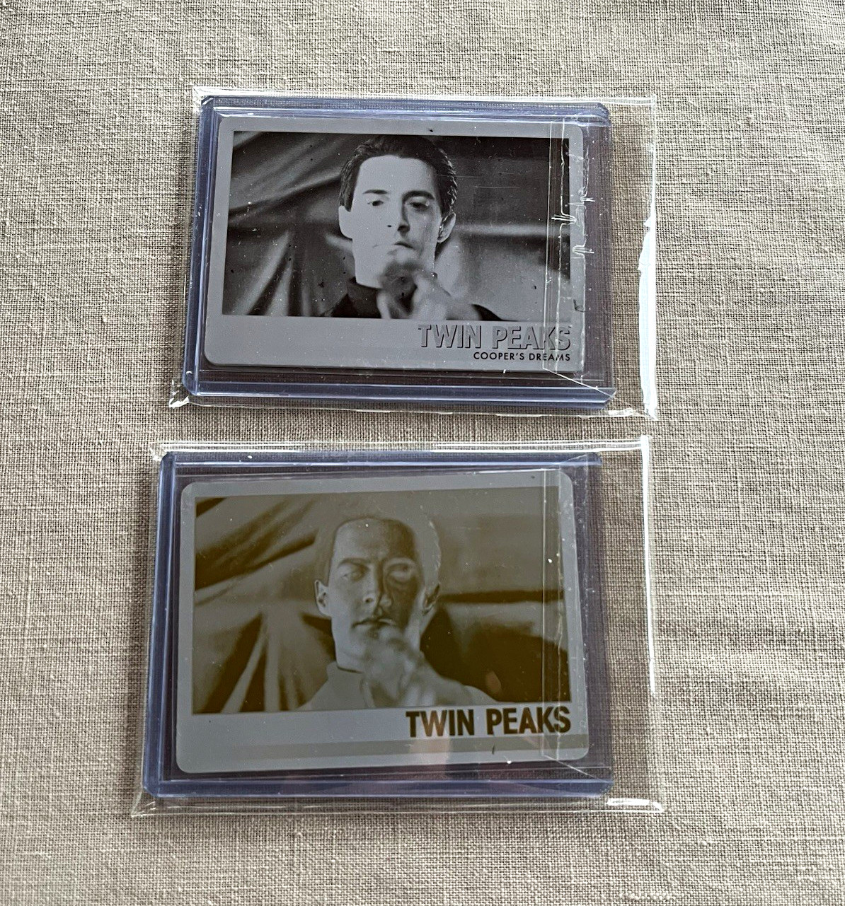 Twin Peaks Complete Set of Four Printing Plates Rittenhouse Kyle MacLachlan