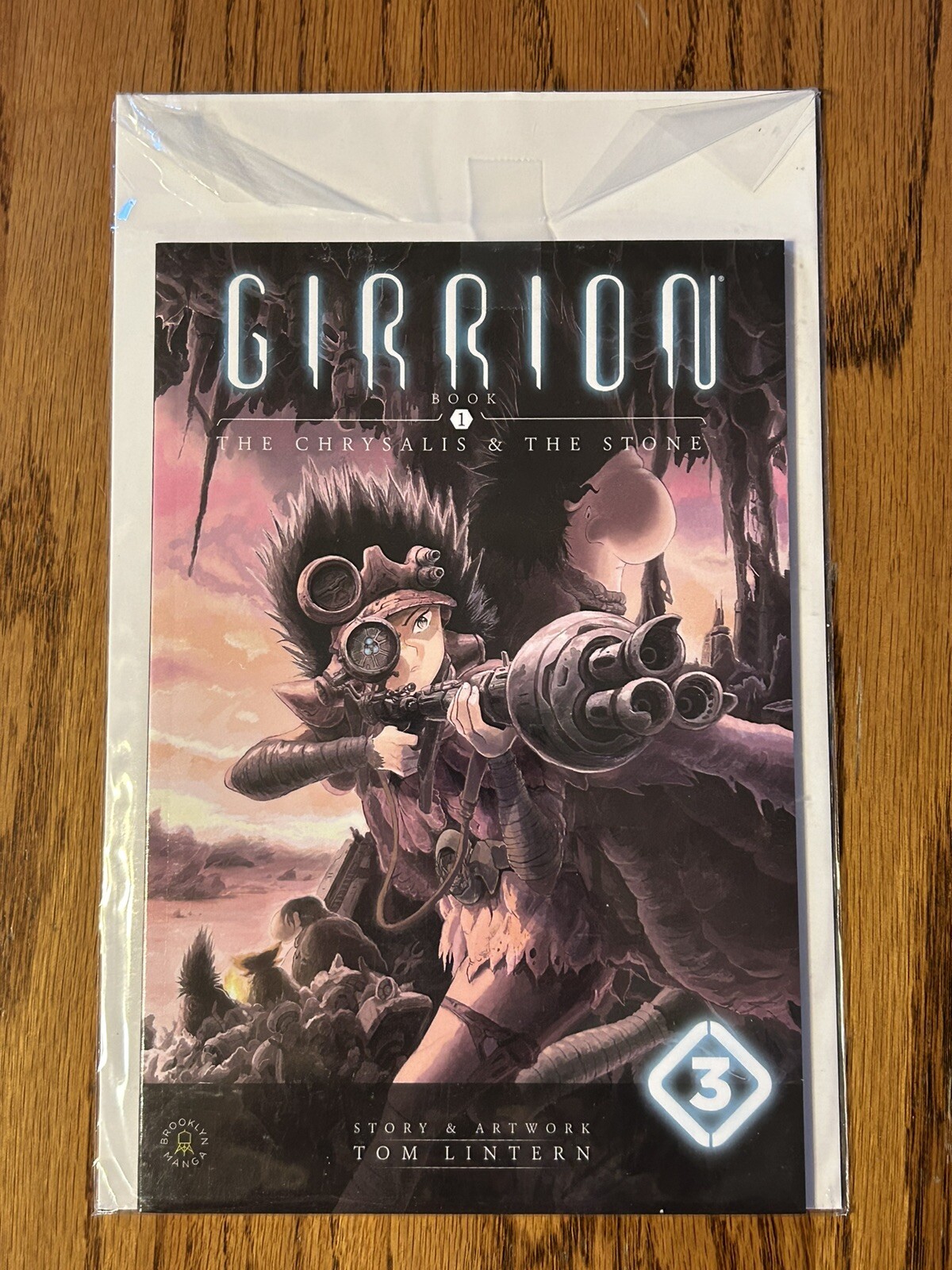 GIRRION Book 1 The Chrysalis & the Stone 2015 Tom Lintern Brooklyn Manga Book 3