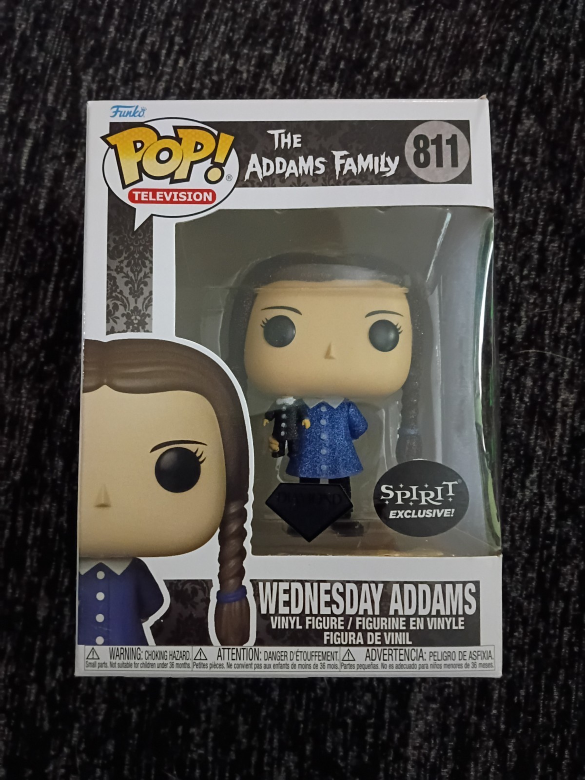 Funko Pop WEDNESDAY ADDAMS (Diamond) Spirit Halloween Exclusive #811
