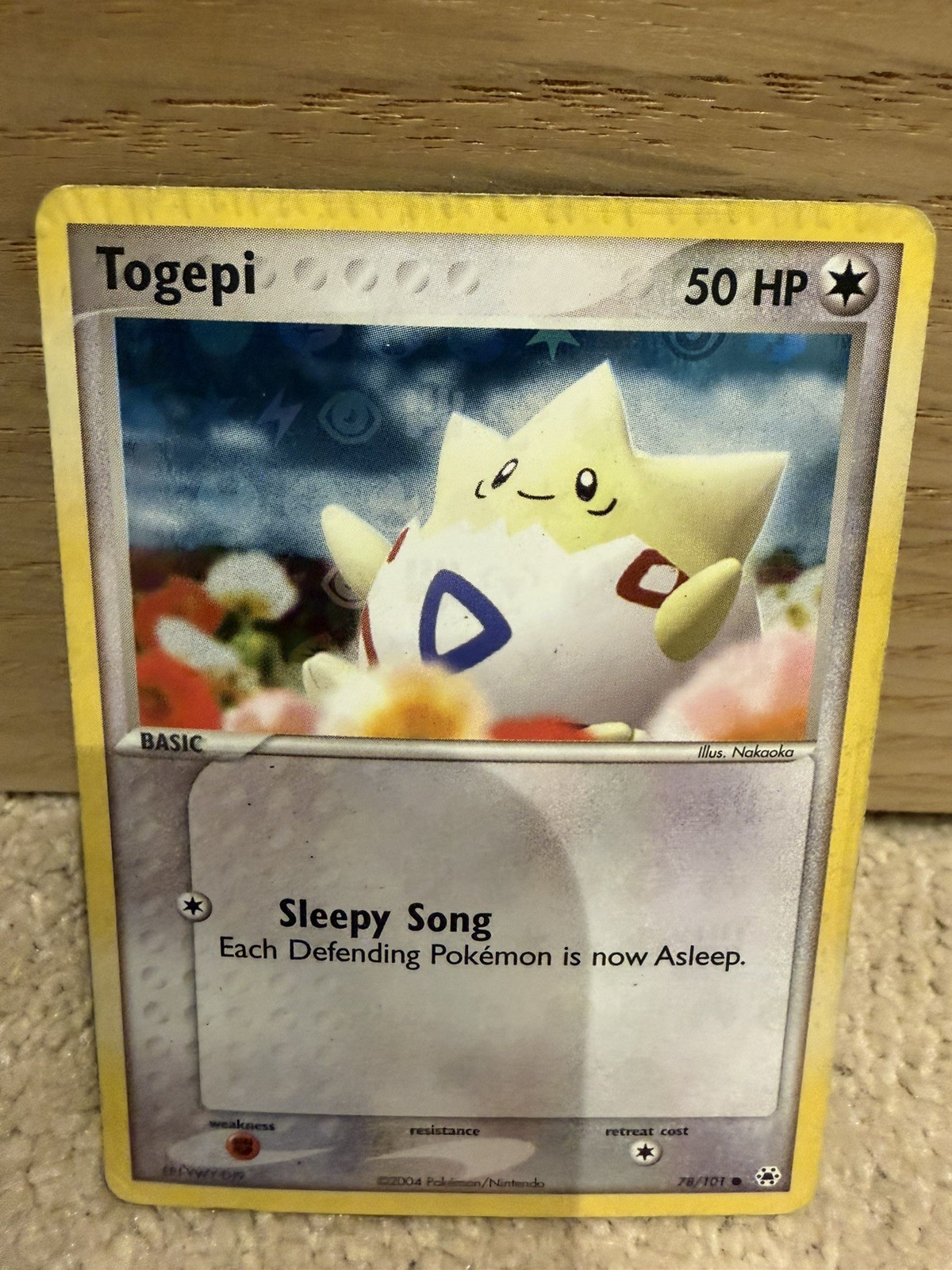 Pokemon Togepi 2004 EX Hidden Legends 78/101 Reverse Holo TCG