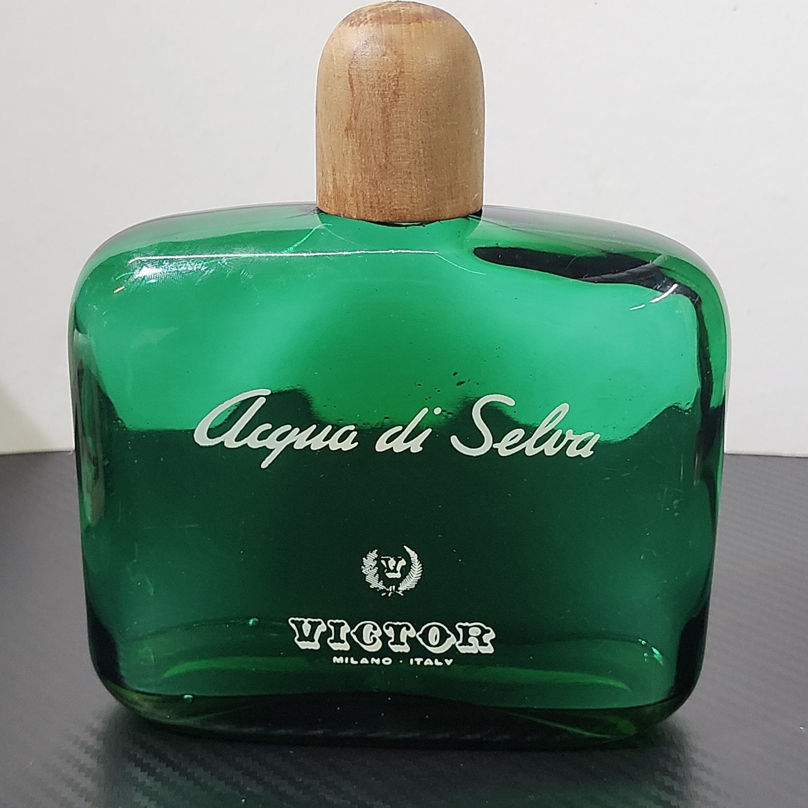 Vintage Acqua Di Selva Empty Display Bottle - Wooden Topper
