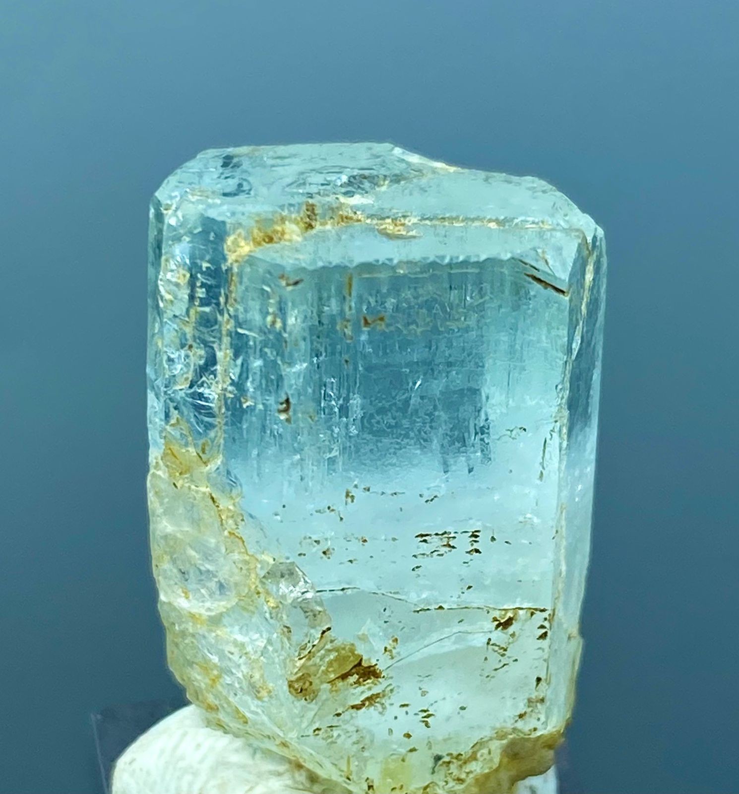 Natural rare terminated  aquamarine Crystal from skardu Pakistan 52 carats