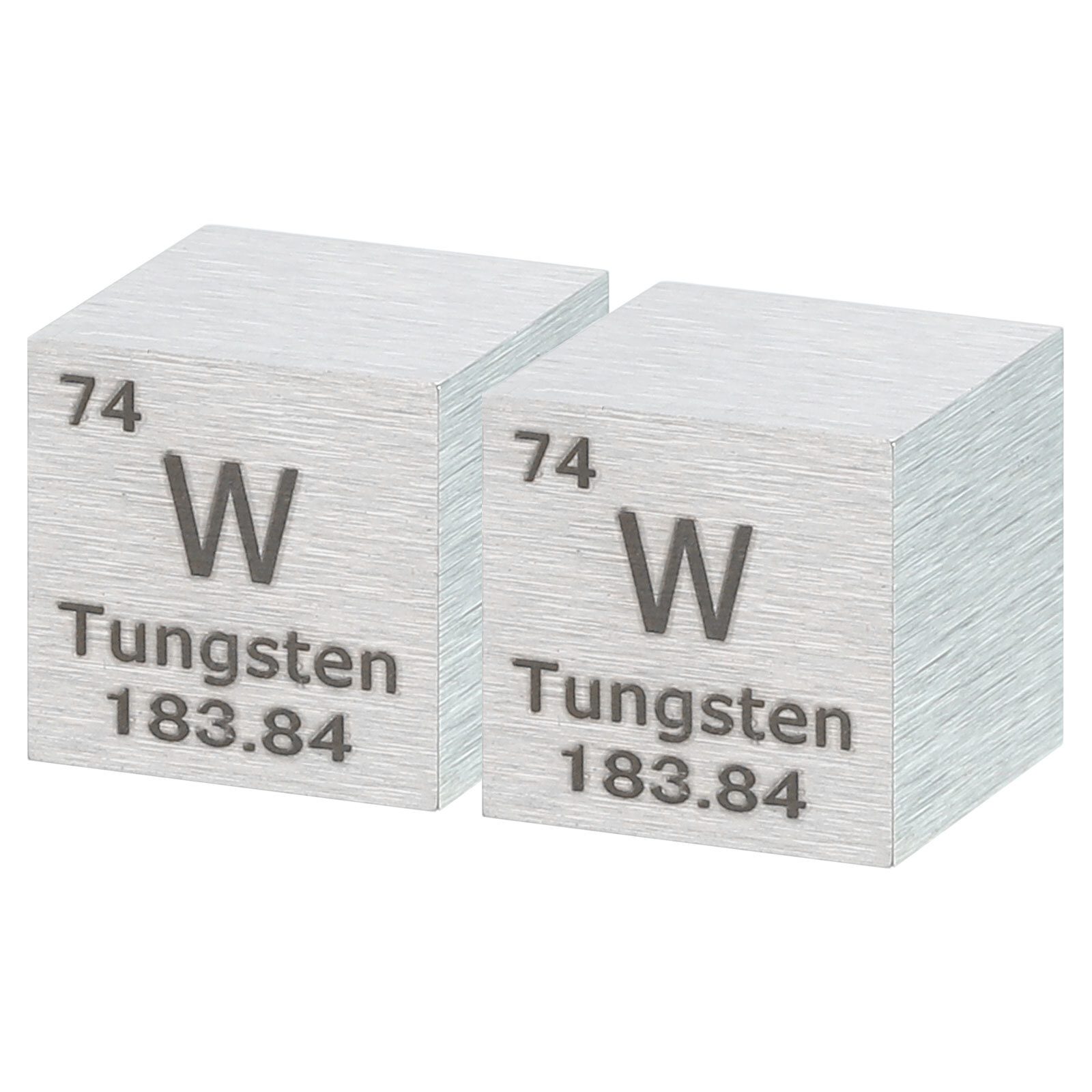2Pcs Tungsten Cube, 0.39