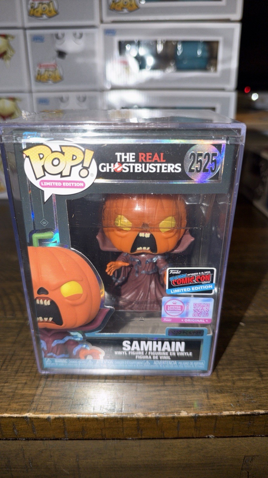 Funko Pop The Real Ghostbusters Samhain LE 1000 NYCC 2026 CON STICKER Exclusive