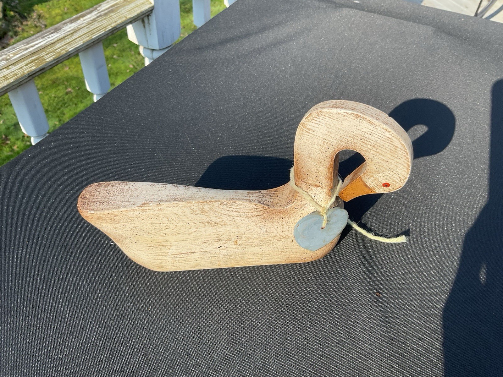Vintage Wooden Swan Countrycore 7.5” X 6.5”