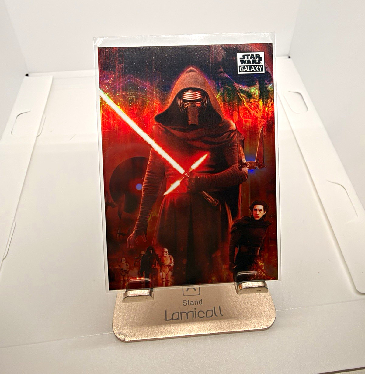 Topps Star Wars Galaxy Refractor #100 The First Order's Enforcer Kylo Ren