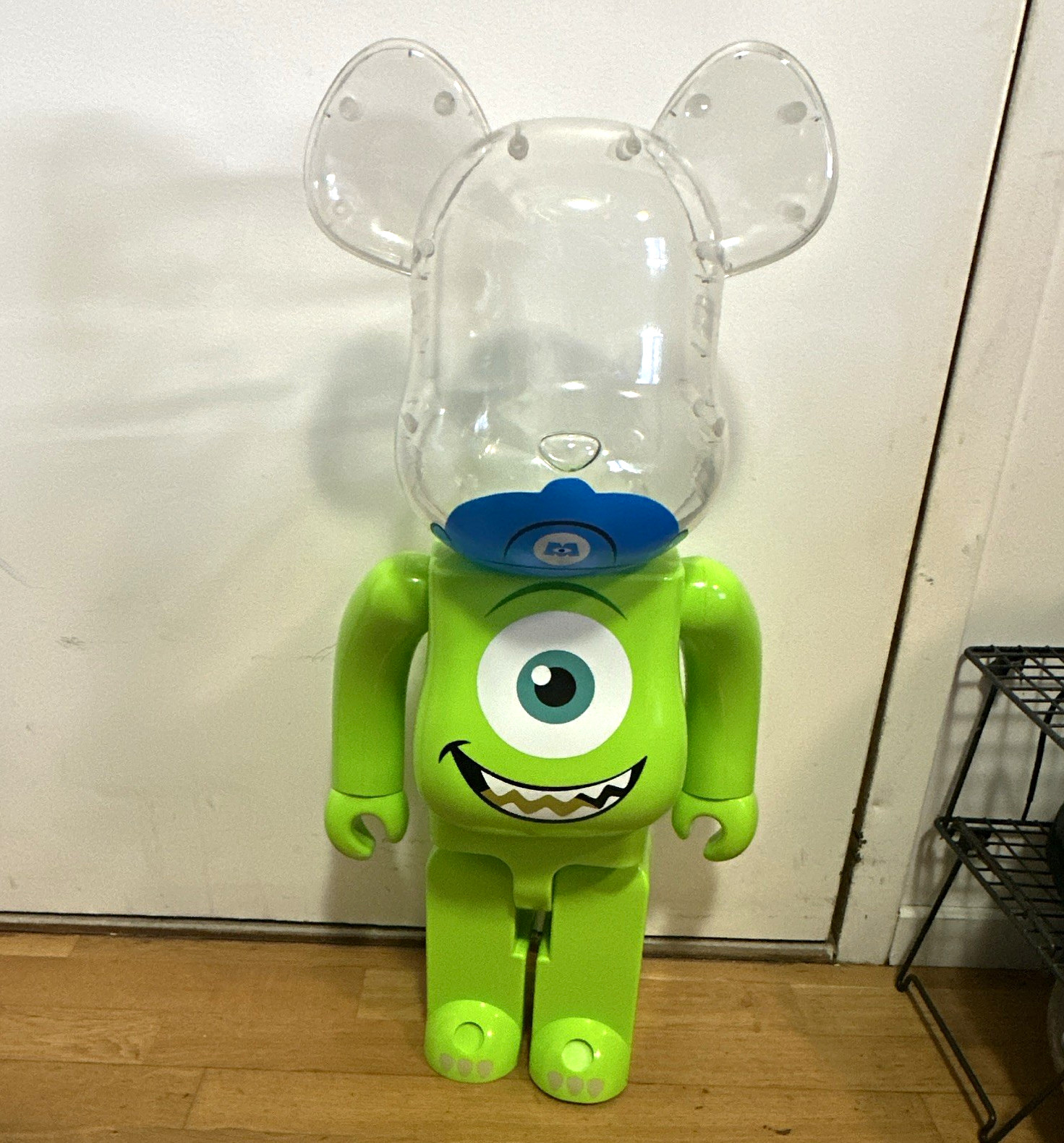 BEARBRICK Disney Pixar Medicom 1000% Mike Wazowski Monsters, Inc. Figure Green