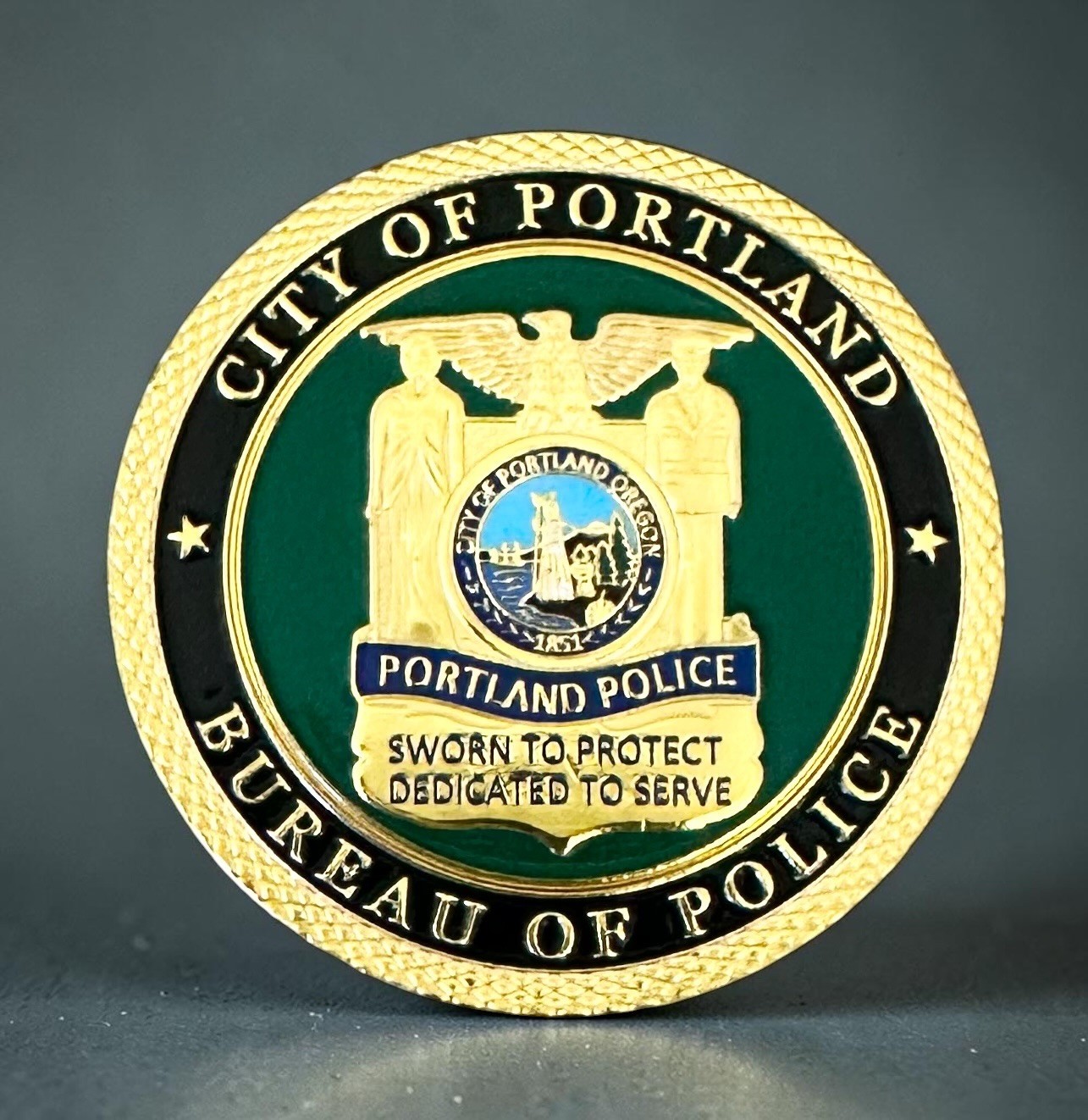 City of Portland Bureau of Police  Challenge Coin ·FAST SHIPPING· ·IN STOCK·