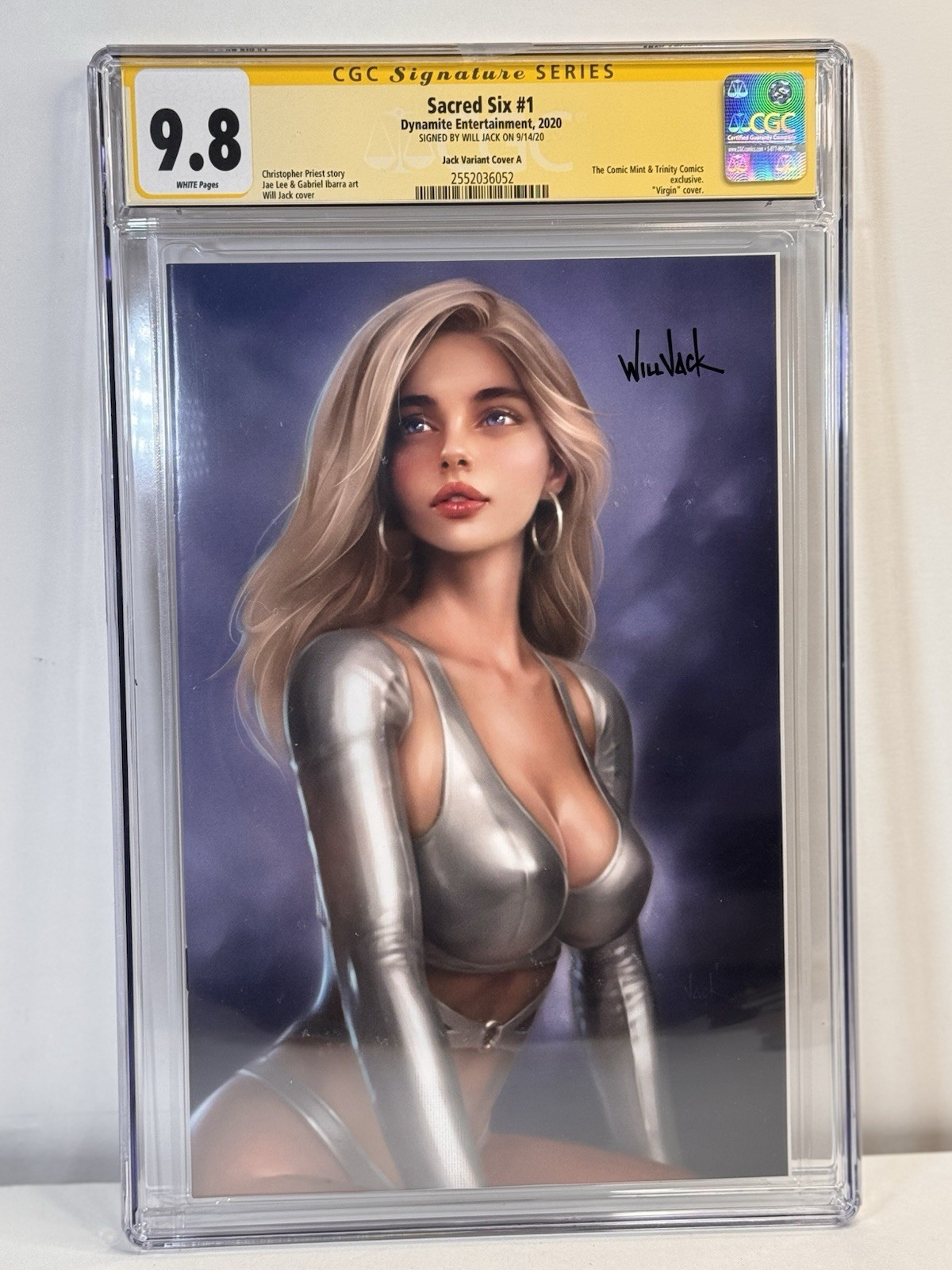 Sacred Six #1 Signed By Will Jack SS CGC 9.8 Variant Cover Early Will Jack 🔥