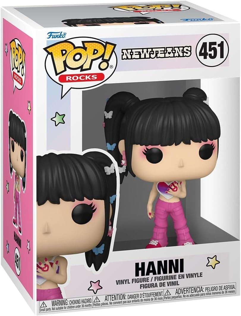 Funko Pop New Jeans Hanni K-Pop Vinyl Bobble Toy Figure #451