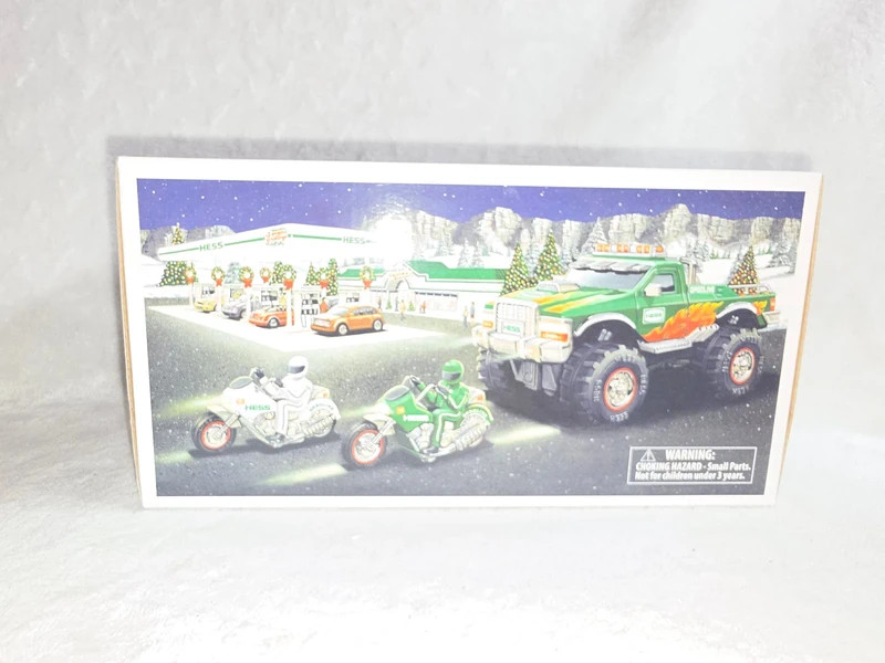 2007 Hess Monster Truck with Motorcycles NEW Mint — No Bag