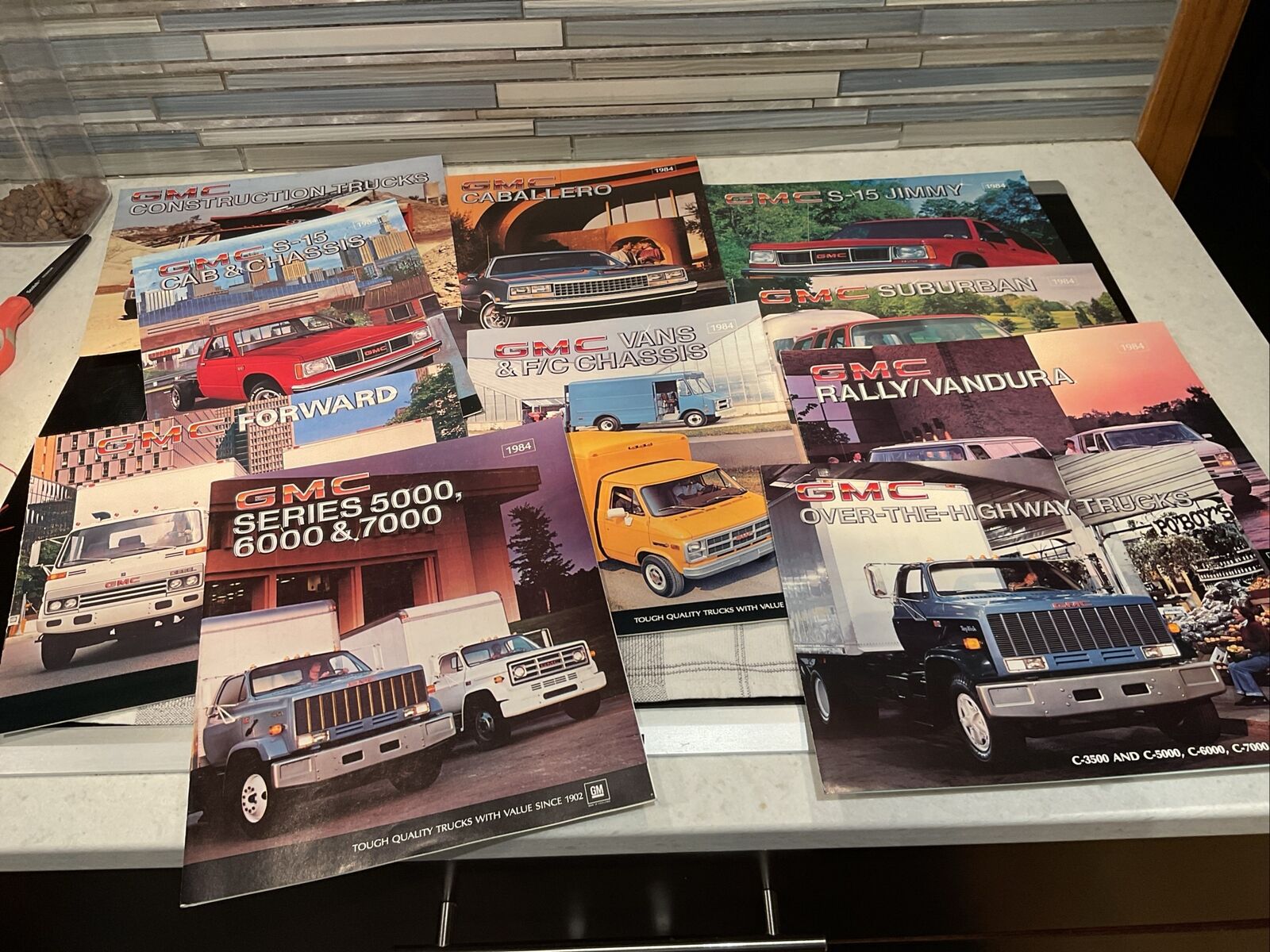 1984 GMC Trucks Brochure Collection 10 Pieces