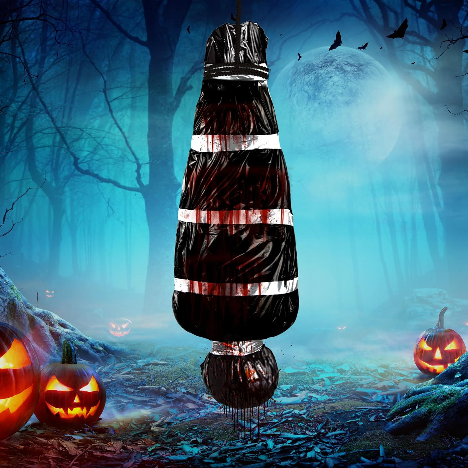 1 Set 5Ft Hanging Corpse Dead Victim Props Halloween Decorations, Inflatables De