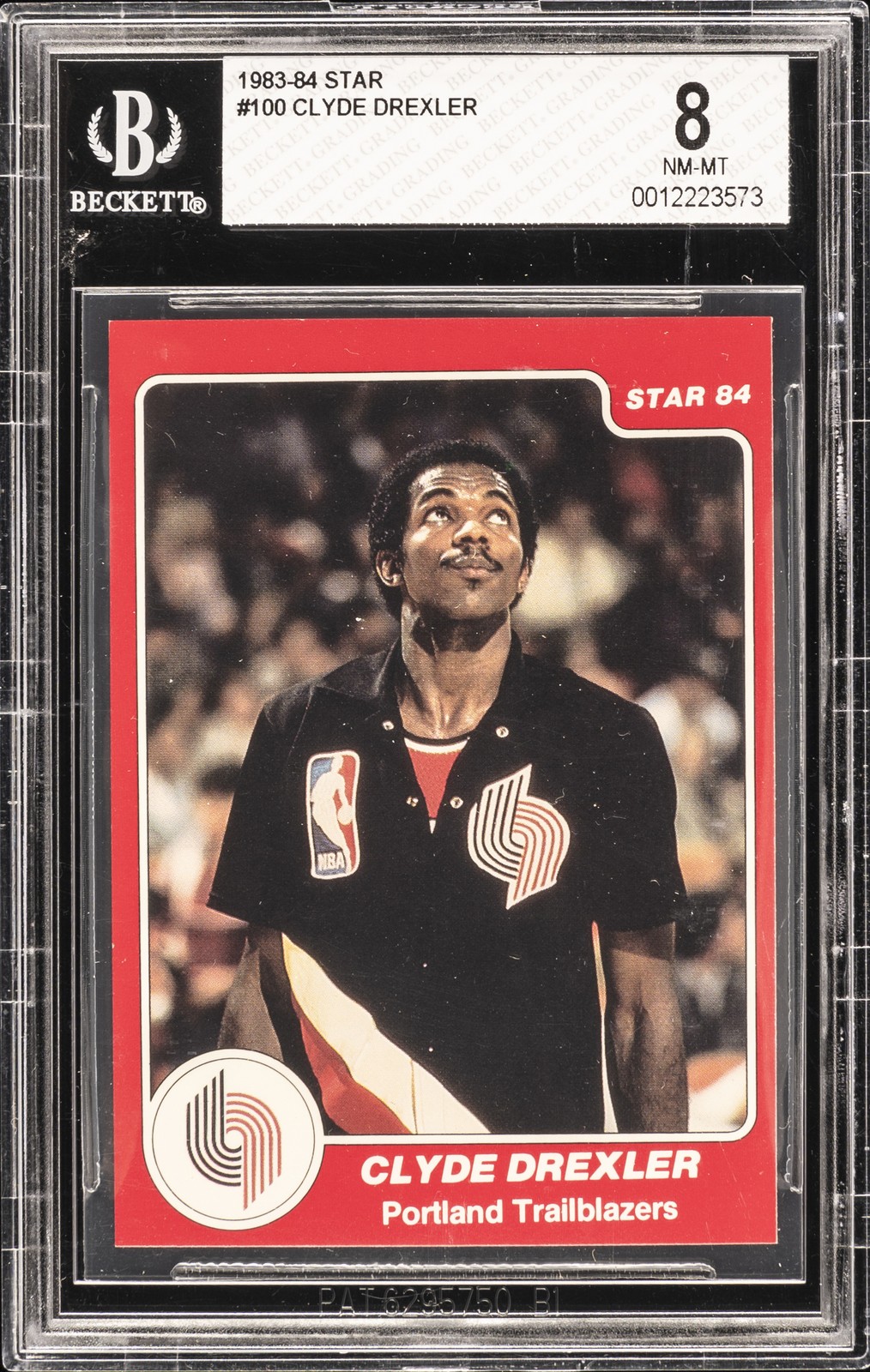 1983-84 STAR #100 CLYDE DREXLER BGS 8