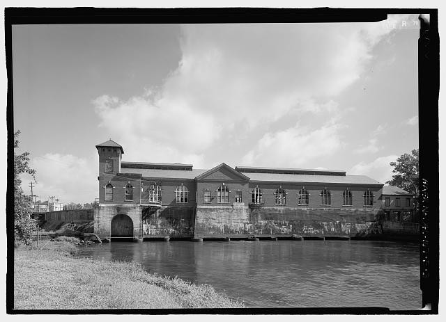 Photo:Valley Alabama Langdale Cotton Mill Powerhouse and Dam 1990s