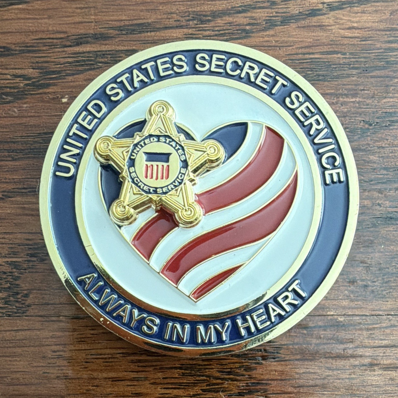 USSS Secret Service EXCLUSIVE Family Coin SPECIAL MAGNET STAR -RARE AND UNIQUE