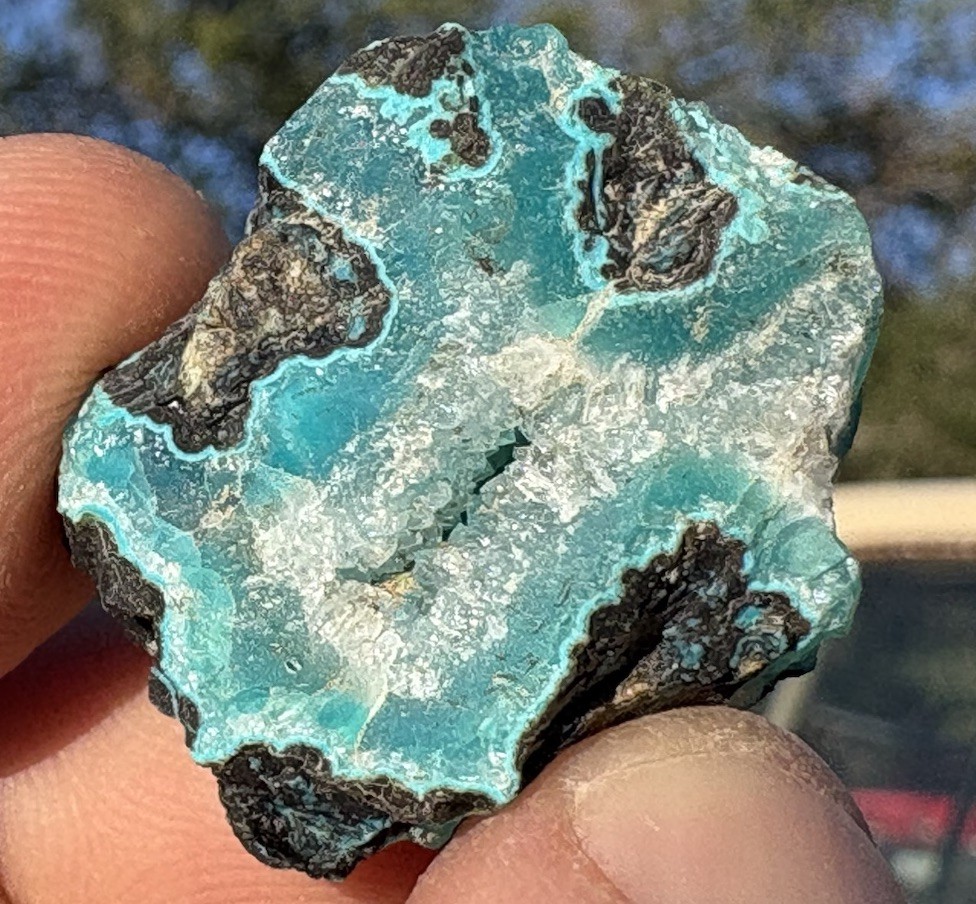 ☘️RR⛏️: Gem Silica Chrysocolla Inspiration Mine, Miami Az. 13 G 🌵