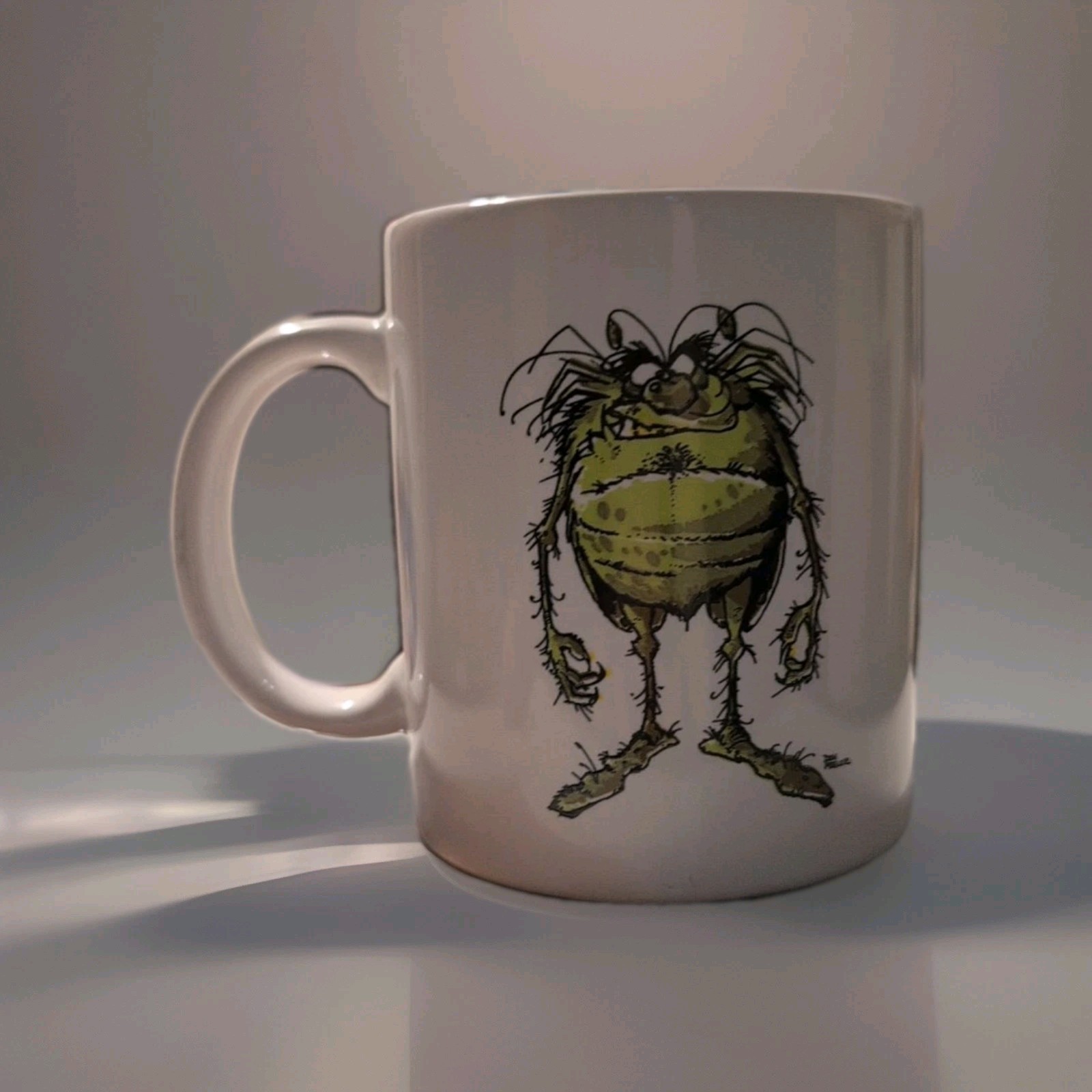 Vintage RAID Advertising MUG Bug Insect Made in Japan Advertisement HTF