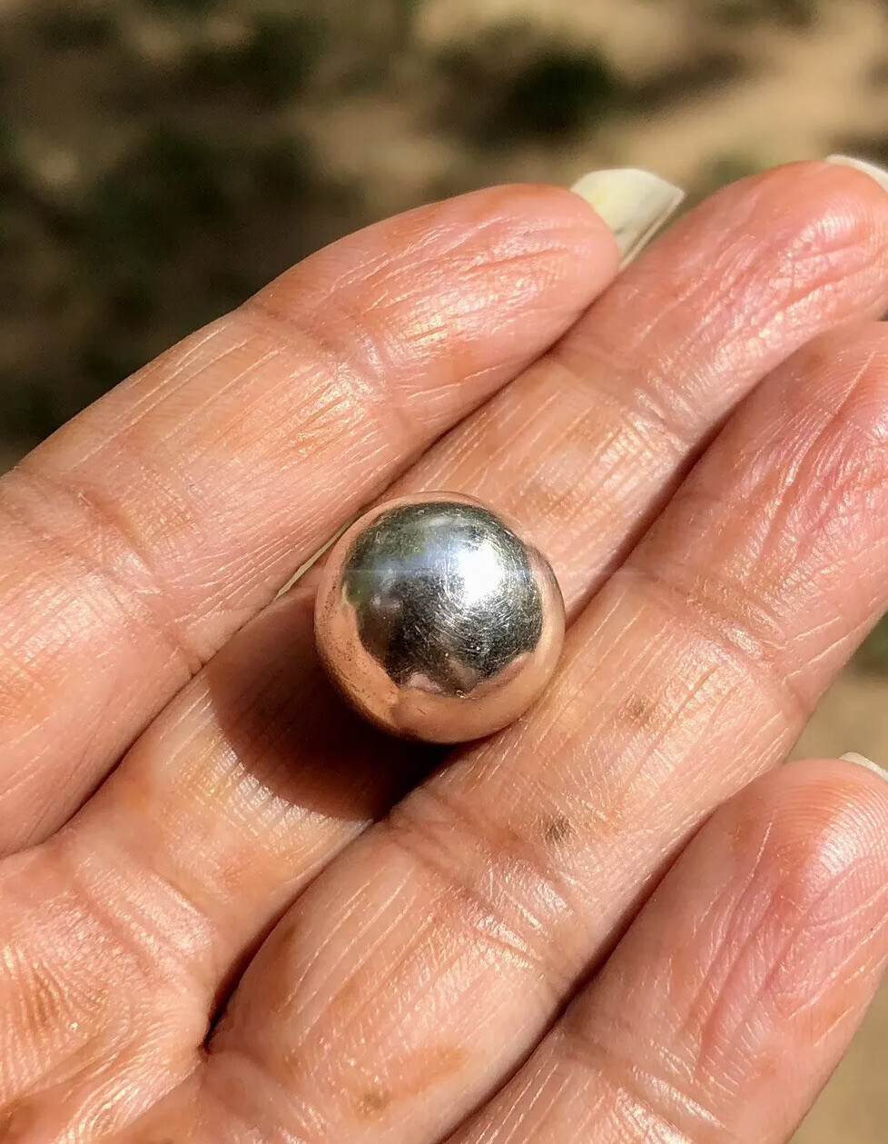 999 Pure Silver Hindu Religious Solid Silver Ball 1 Pc, 14.5 - 15.5 gm, 15 mm 999 Pure Silver Hindu Religious Solid Silver Ball 1 Pc, 14.5 - 15.5 gm, 15 mm
