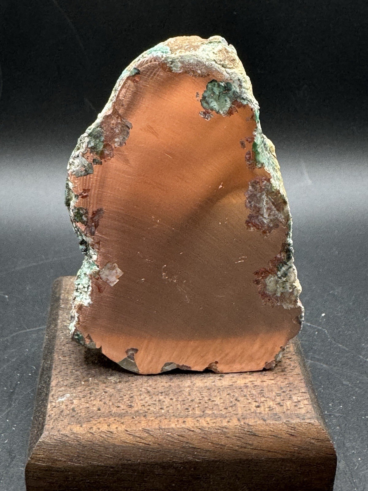 Michigan Native Copper Float – 1 lb – Cut Face – Natural Patina – Keweenaw