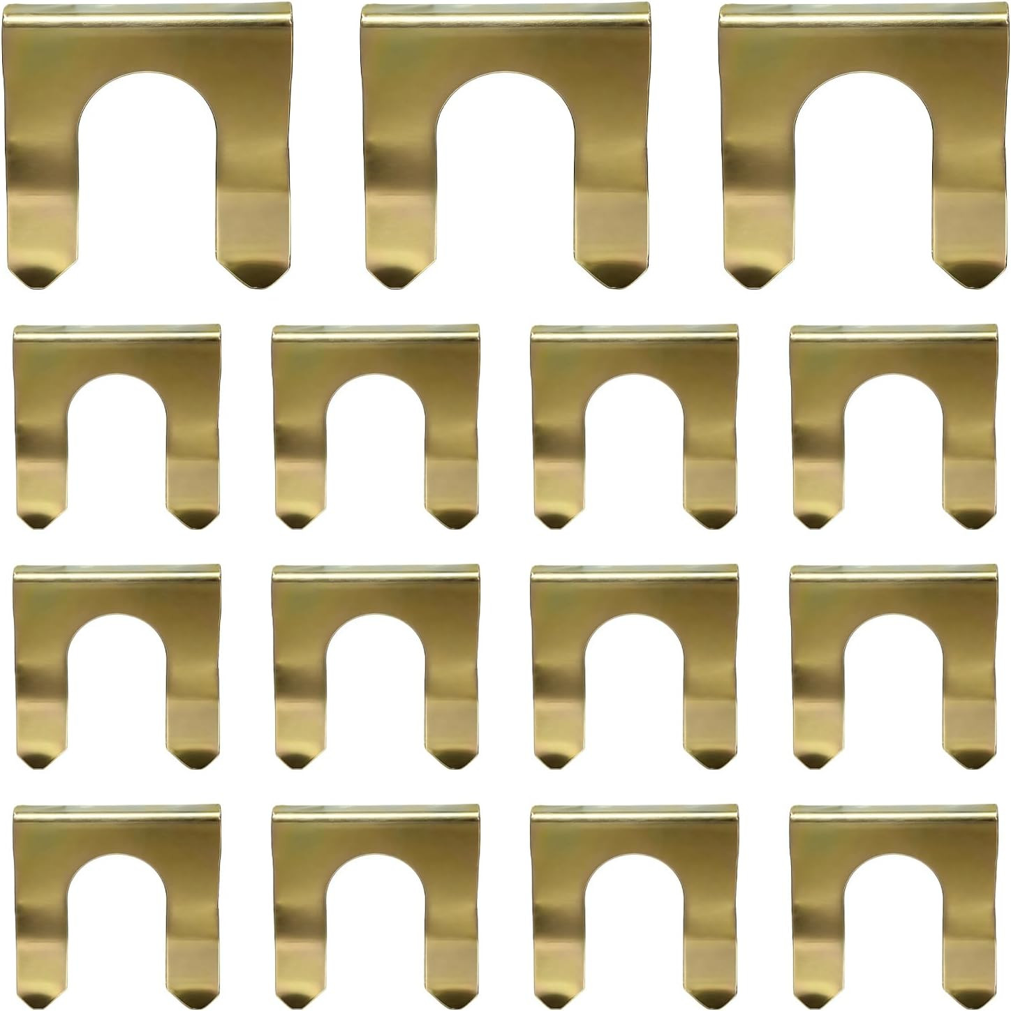 15 PCS Brake Line Clips, U-Shaped Metal Car Brake Hose Bracket Retaining Clip Re