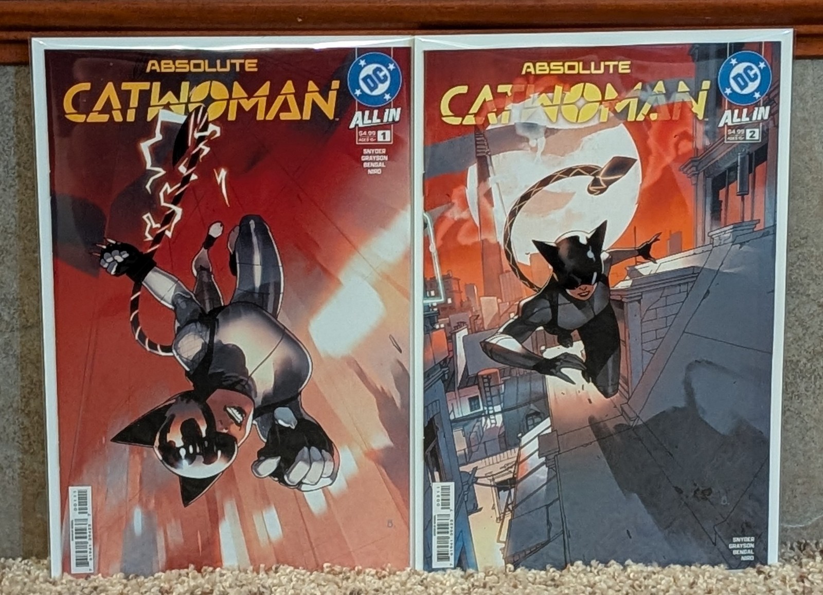 Absolute Catwoman #1-2 (DC, 2026) Cover A Bengal Set 1st Batgirl Snyder LOT NM
