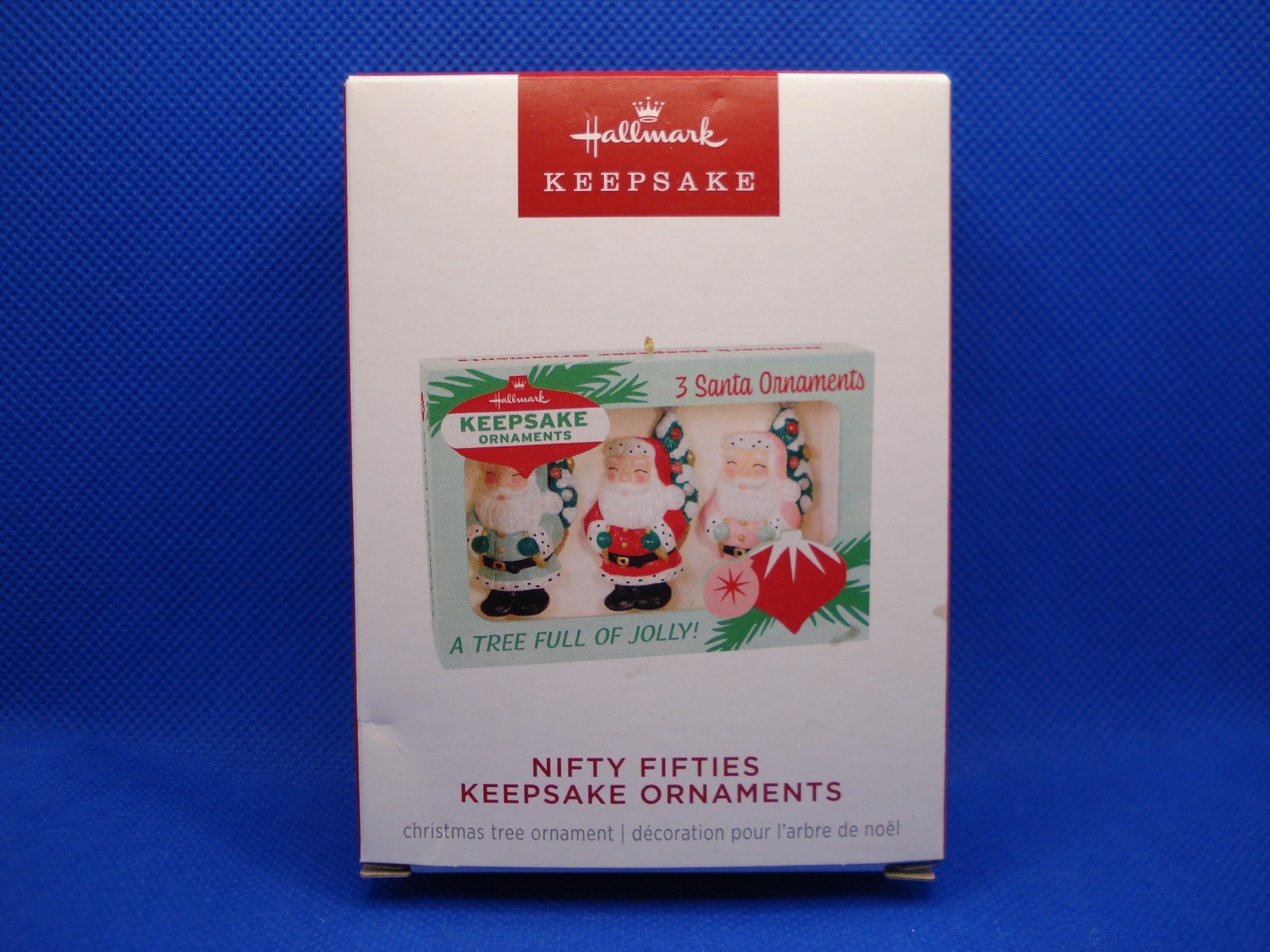 Hallmark Keepsake Ornament 2024 Nifty Fifties Santa BRAND NEW tree full of jolly