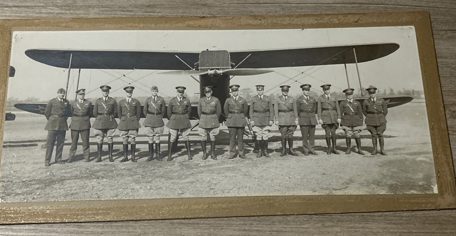WWI Or Post WWI Photo Squadron On Front Of SE.5 Air Corps
