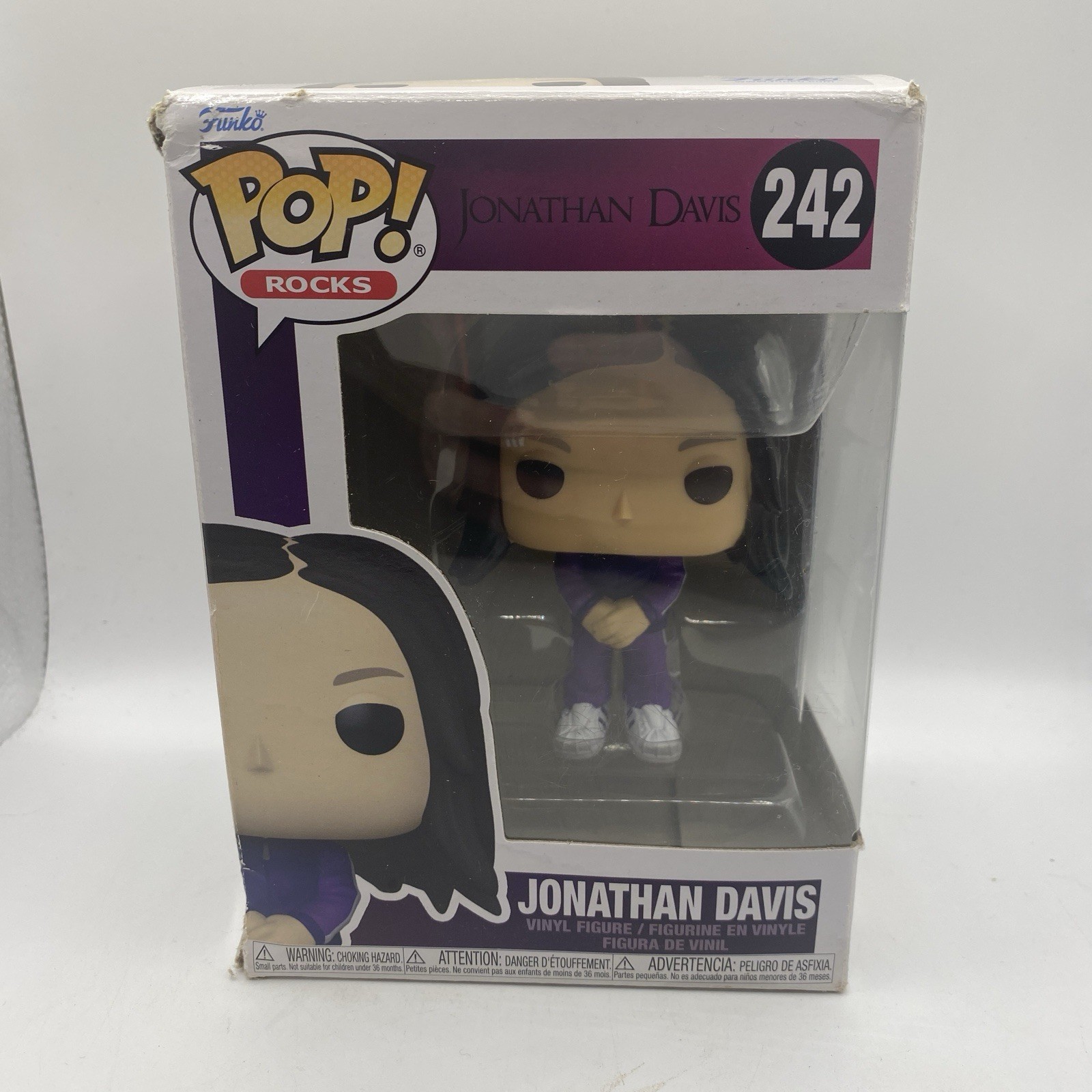Funko Pop: Jonathan Davis #242 KoRn, Box DMG, Read Desc Unopened Box