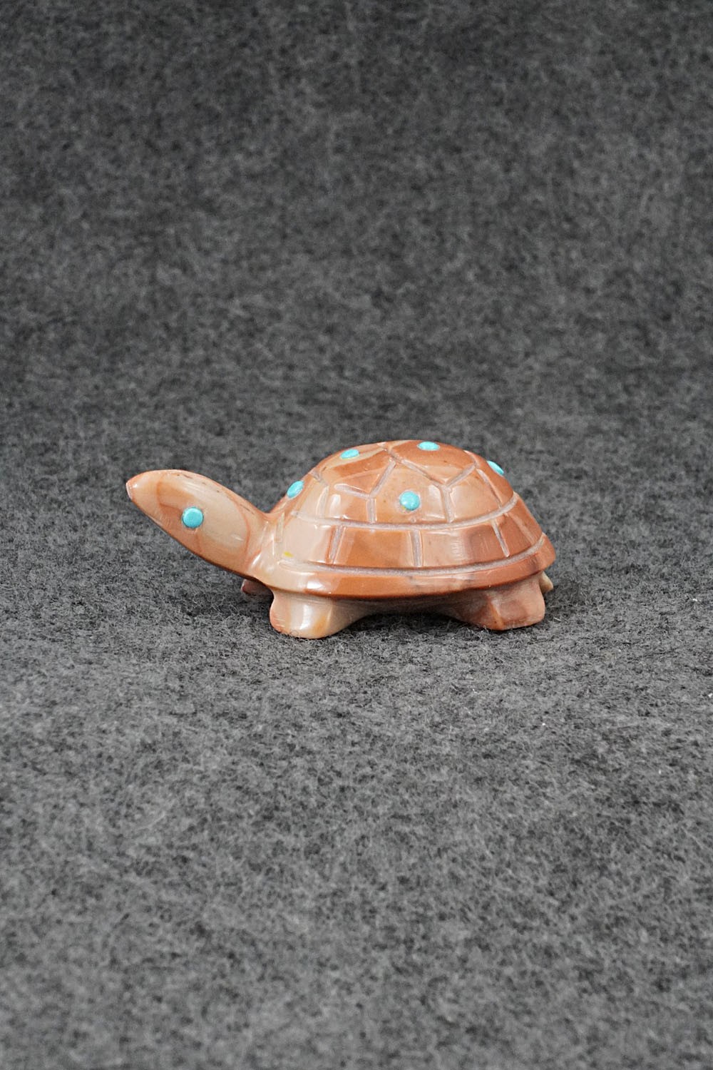 Turtle Zuni Fetish Carving - Ronnie Lunasee