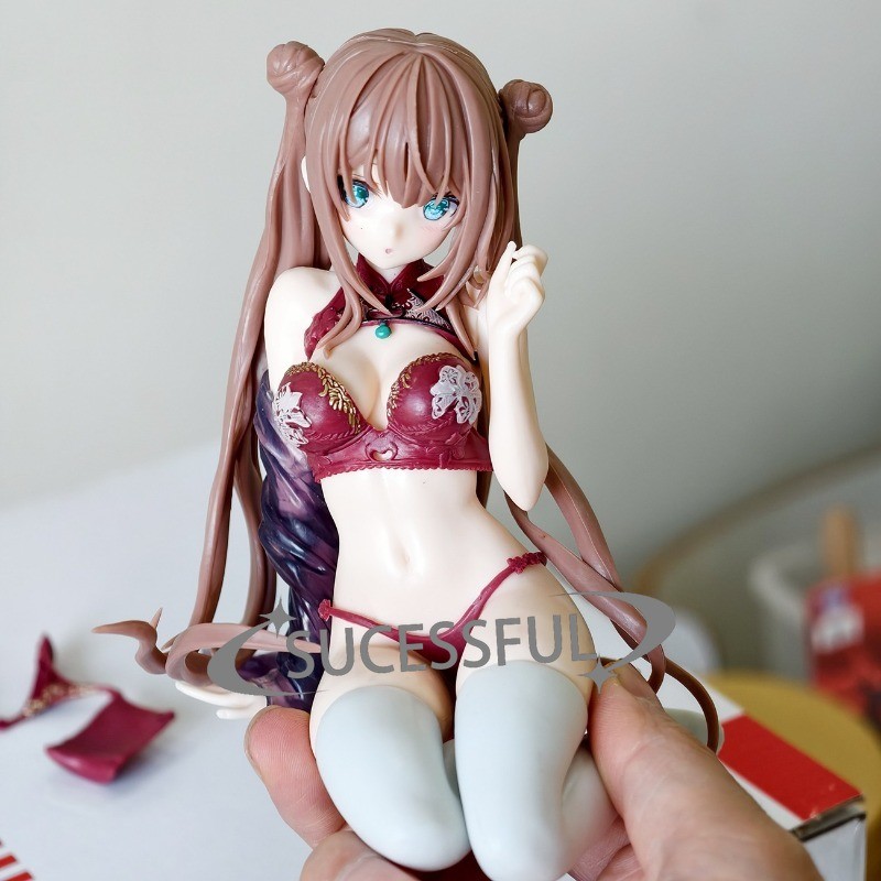 New Chinese Style Cheongsam Female PVC Doll Decor Model Without Box