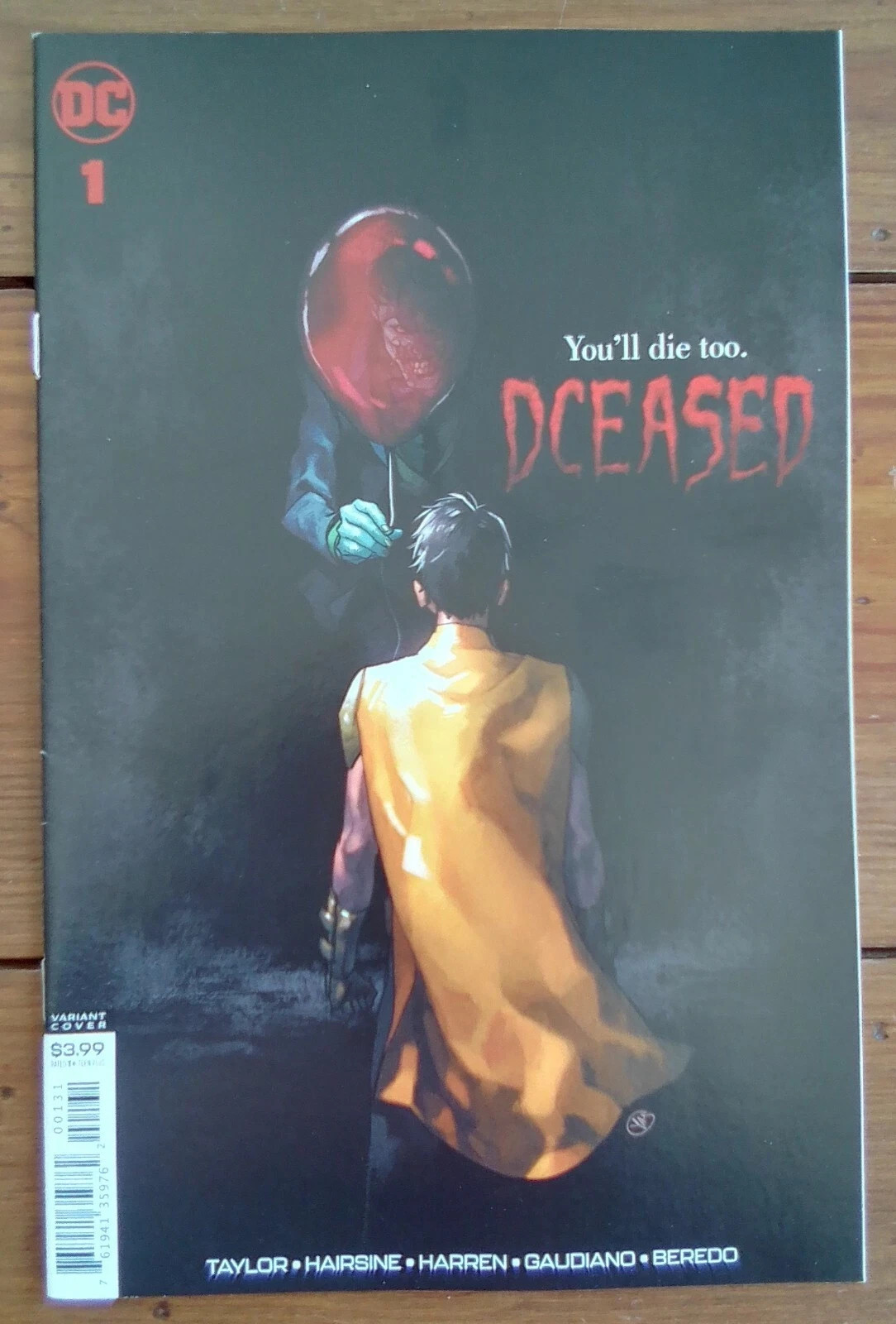DCeased #1C  Yasmin Putri Horror Movie variant cover VF+/NM