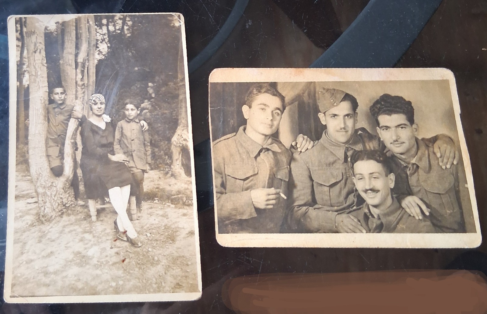 Vintage Lebanon & British Army Photo Ephemera Lot - Dibbs Family Archive Zahle